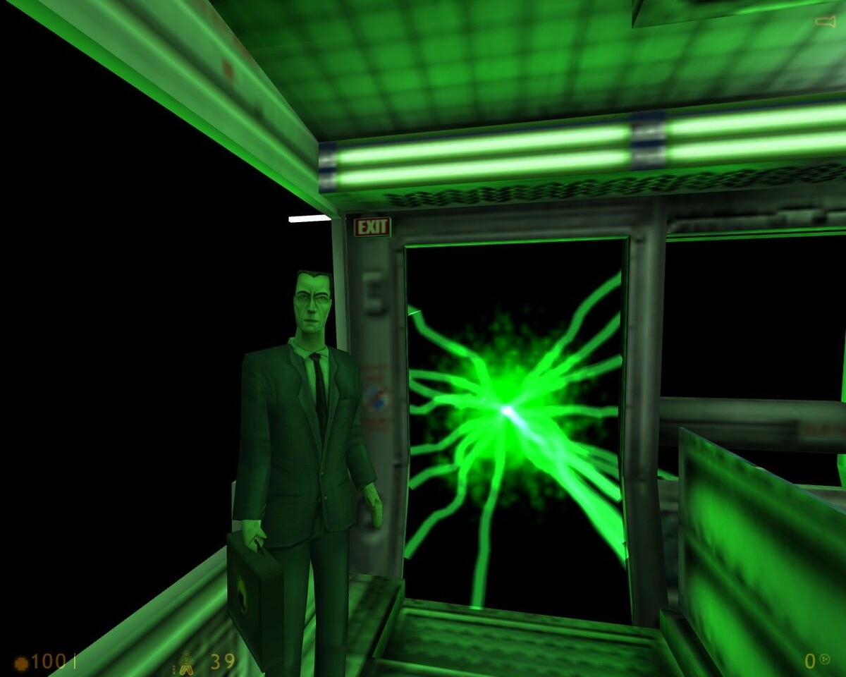 Скриншот из игры "Half-Life"