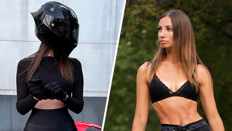    Татьяна Озолина, известная как блогер МотоТаня.из соцсетей Татьяны Озолиной