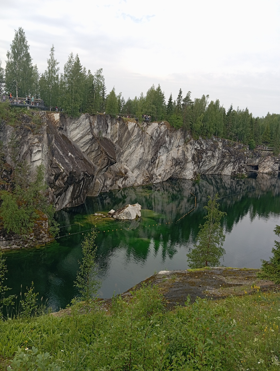 Мраморный каньон в Рускеала. Личное фото автора
