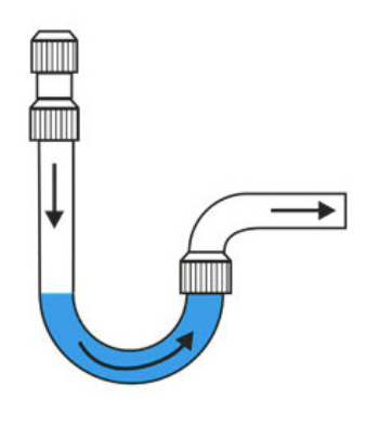 Гидрозатвор в сифоне 