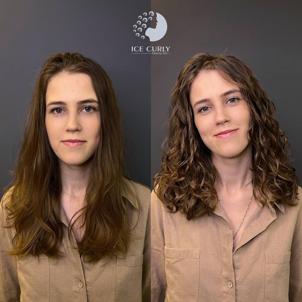 Листайте галерею, чтобы посмотреть на преображения гостей ICE CURLY.