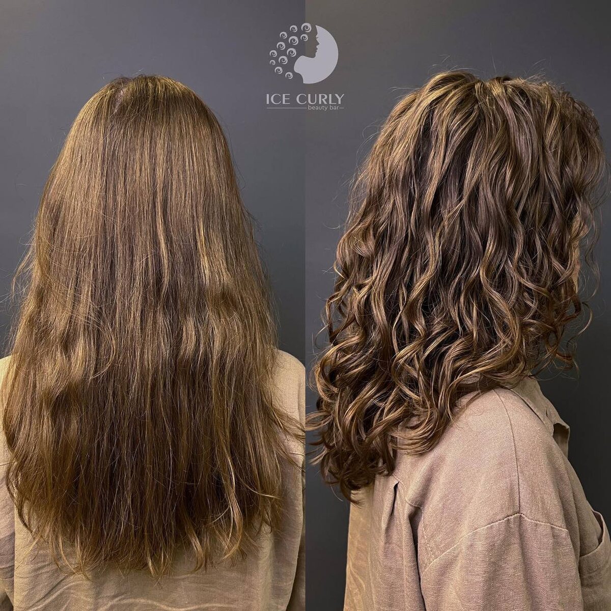 Листайте галерею, чтобы посмотреть на преображения гостей ICE CURLY.