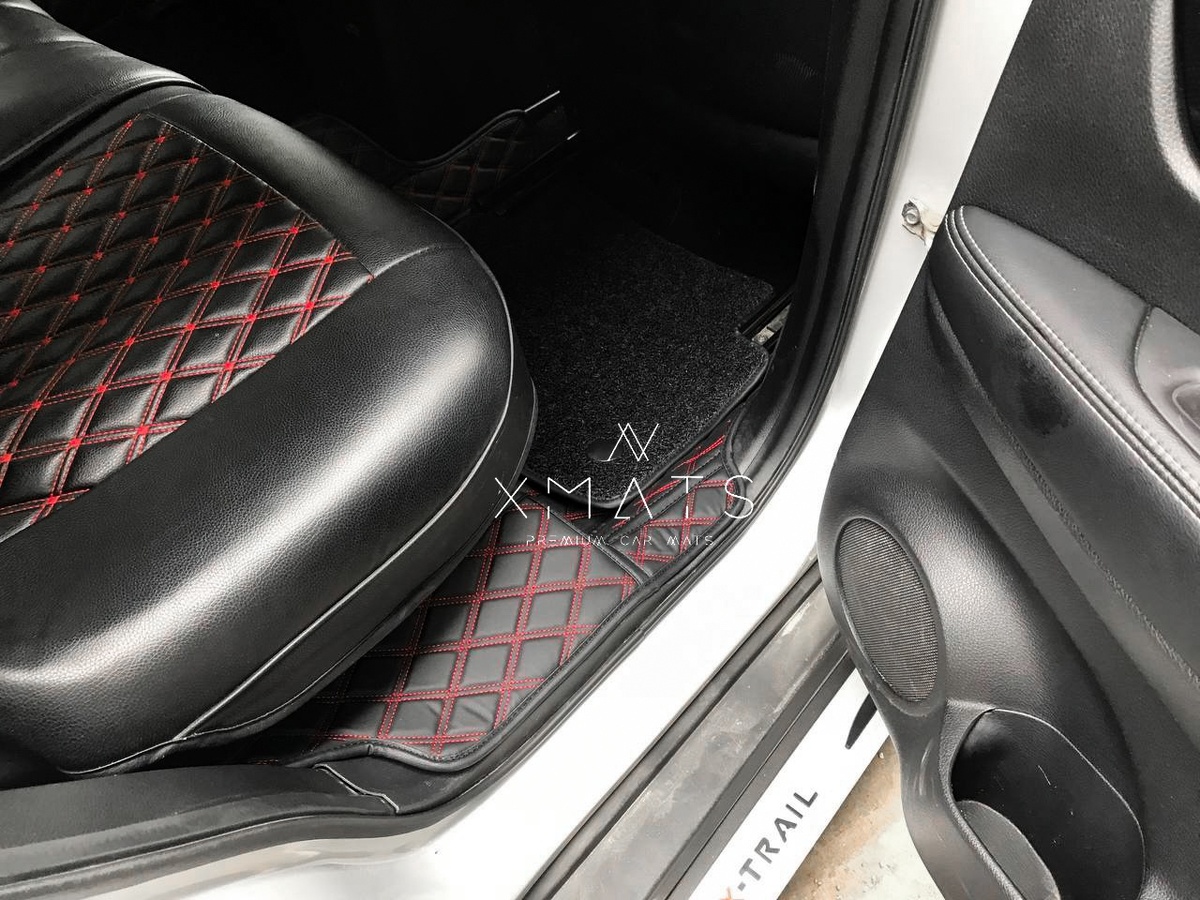 Коврики из экокожи в салон на Nissan X-Trail T32