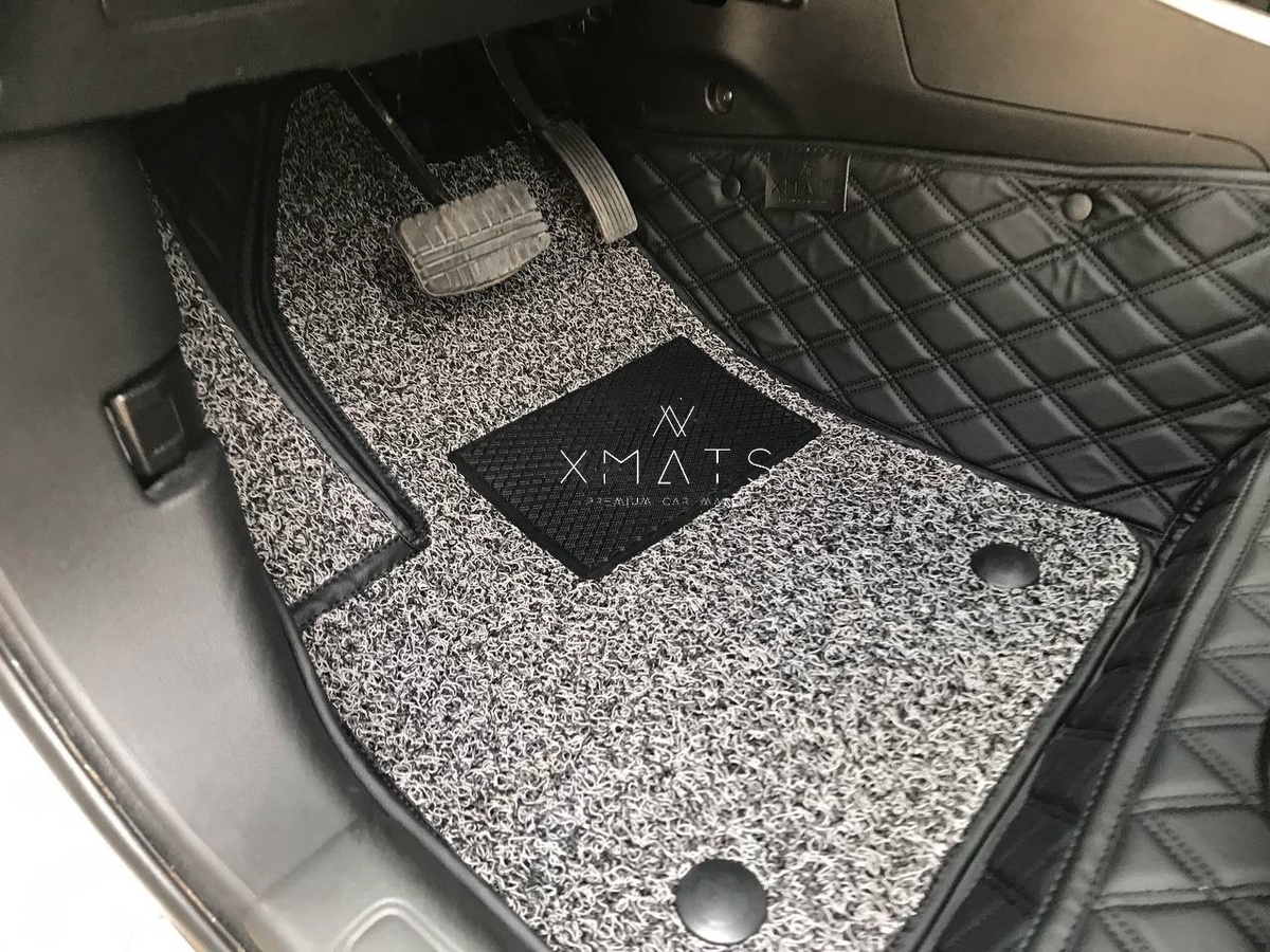 Коврики из экокожи в салон на Mitsubishi Outlander 3