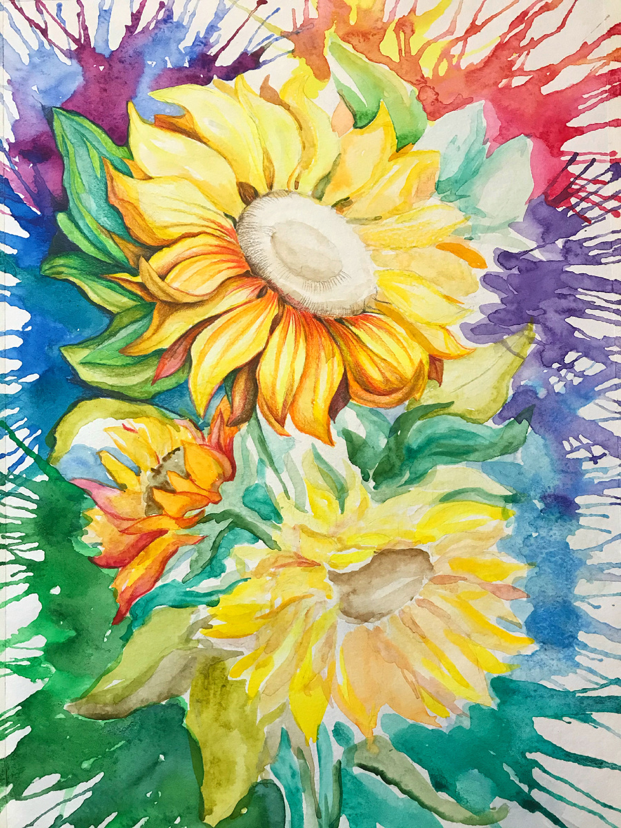 Все задуманные цвета фона проложены. 