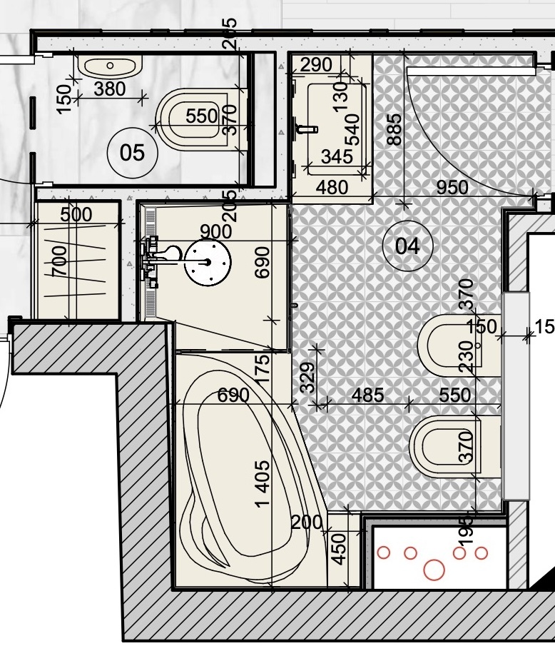 Планировочное решение Мастер СУ в ЖК "Лобачевский" | Студия Андрея Лобина