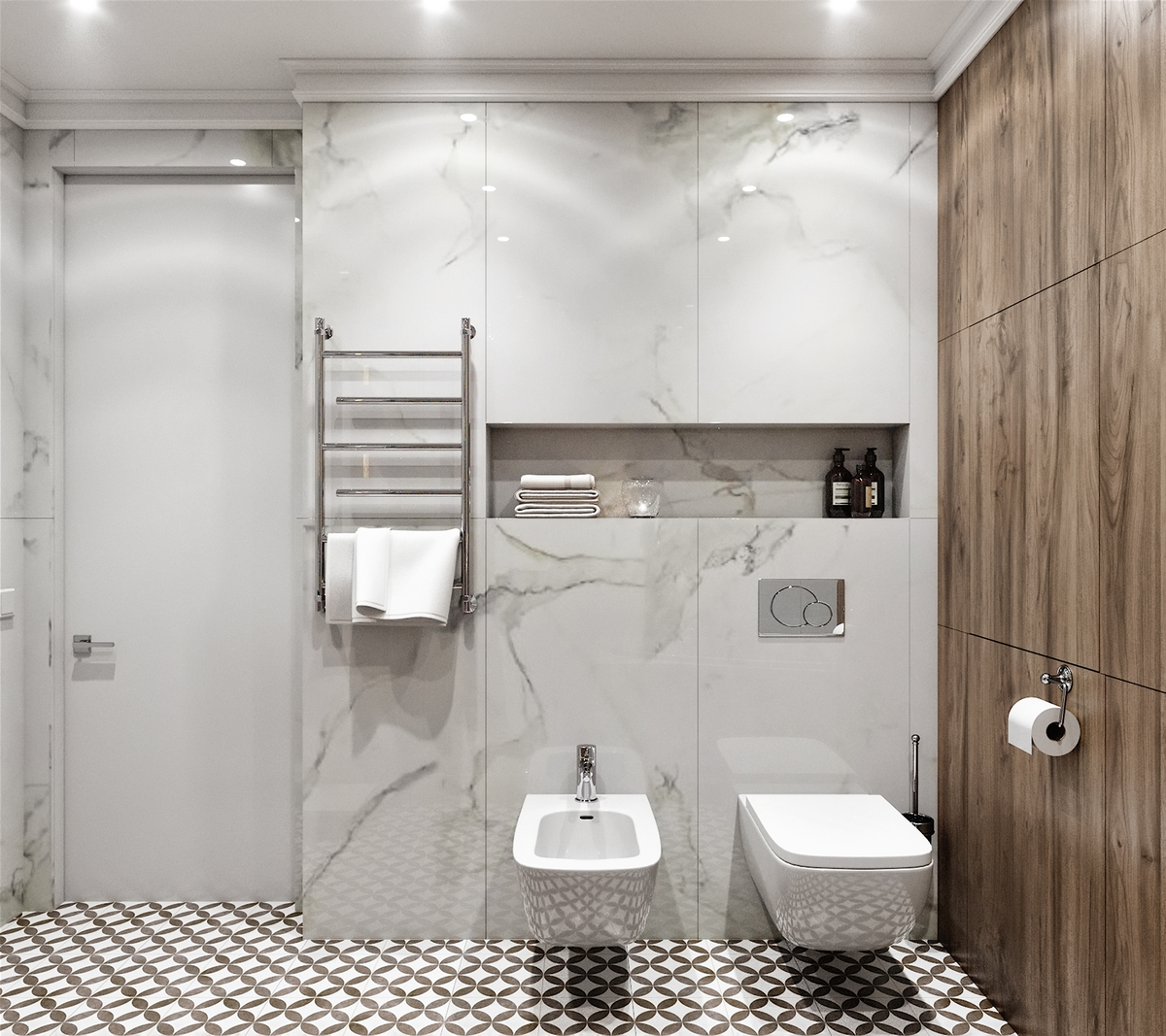 Дизайн-проект Мастер СУ в ЖК "Лобачевский" | Студия Андрея Лобина