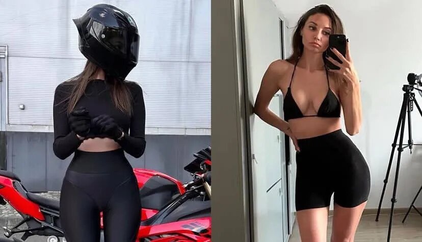 Девушка блогер "МотоТаня."  фото: картинки  яндекса