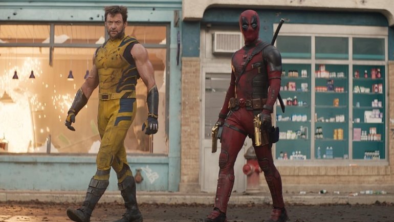    Кадр из фильма «Дэдпул и Росомаха»