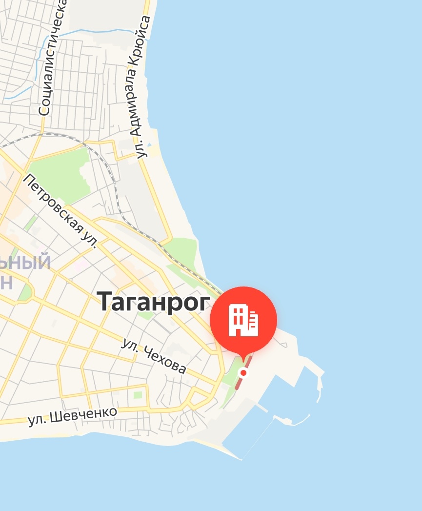 Петровский сквер на карте