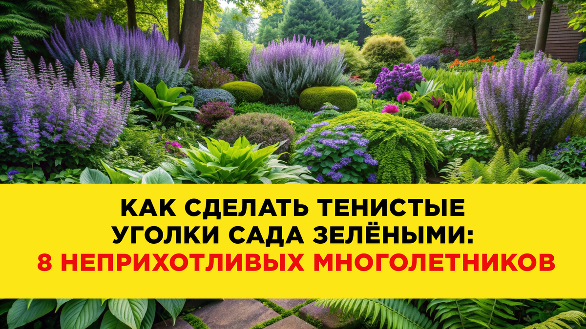 8 неприхотливых многолетников