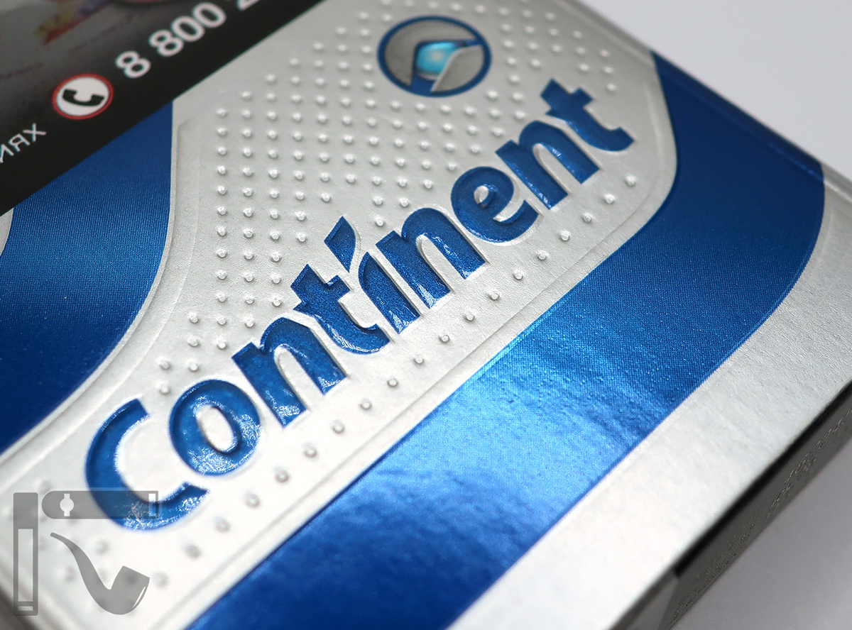 Сигареты Continent Silver. Фото: © канал "Уголок Курильщика"