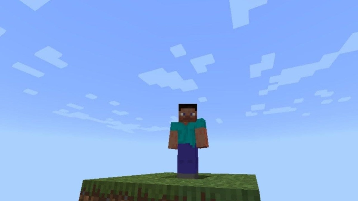 Скриншоты карты на Один блок для MCPE