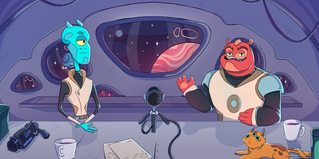 Сопля и Квадр снимают сериал