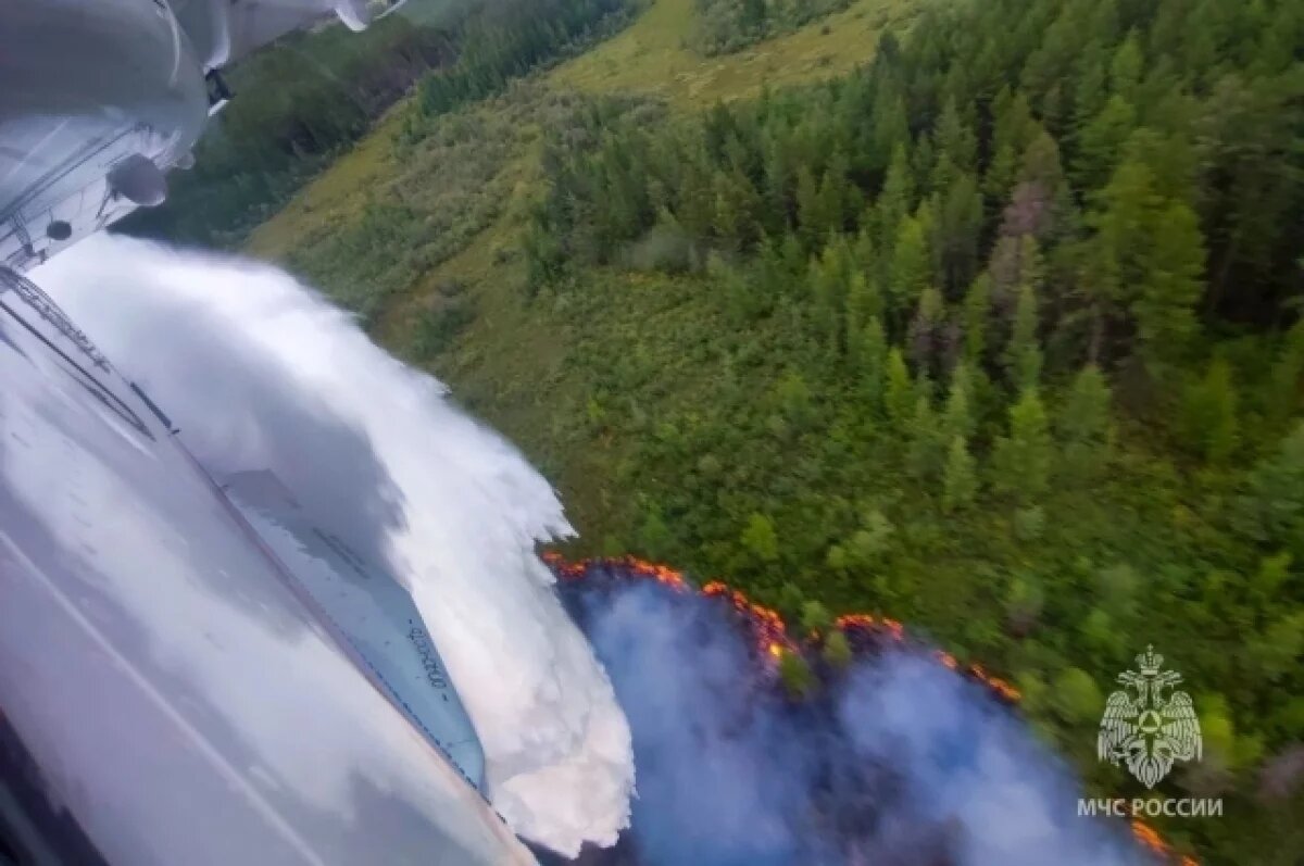    93 лесных пожара действуют на площади 800 тысяч гектаров в Якутии