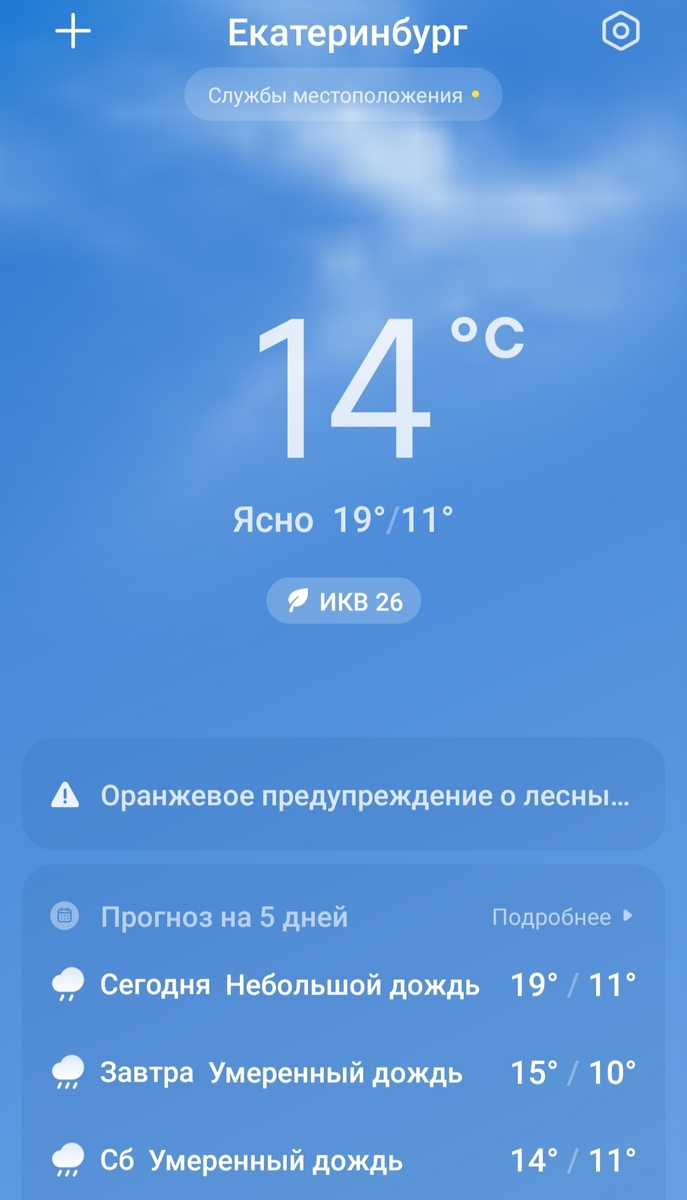 Это точно лето?