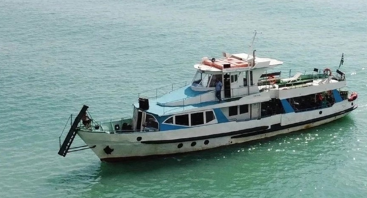 Теплоход "Александр Воинский", фото скопировано