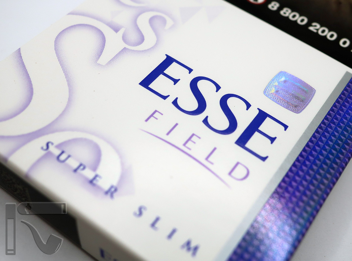 Сигареты ESSE Field. Фото: © канал "Уголок Курильщика"