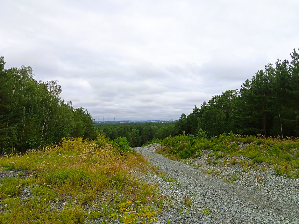 Вид с Солдатской горки.