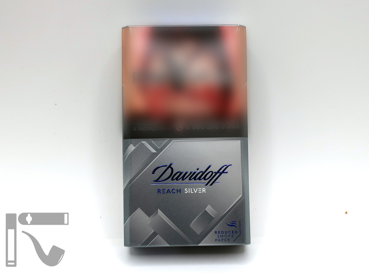 Сигареты Davidoff Reach Silver. Фото: © канал "Уголок Курильщика"