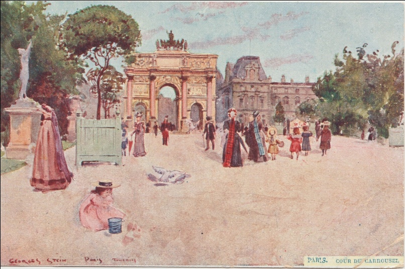 Открытка "Площадь Каррузель. George Stein ".   