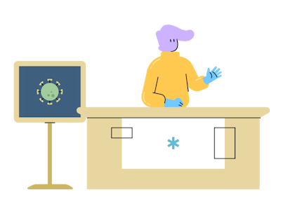 Front Desk by Deivid Saenz
