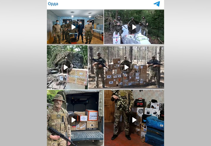    НАДЕЖДА ДОБРОВОЛЬЦЕВ - ПОМОЩЬ ВОЛОНТЁРОВ. СКРИНШОТ: ТГ-КАНАЛ "ОРДА"
