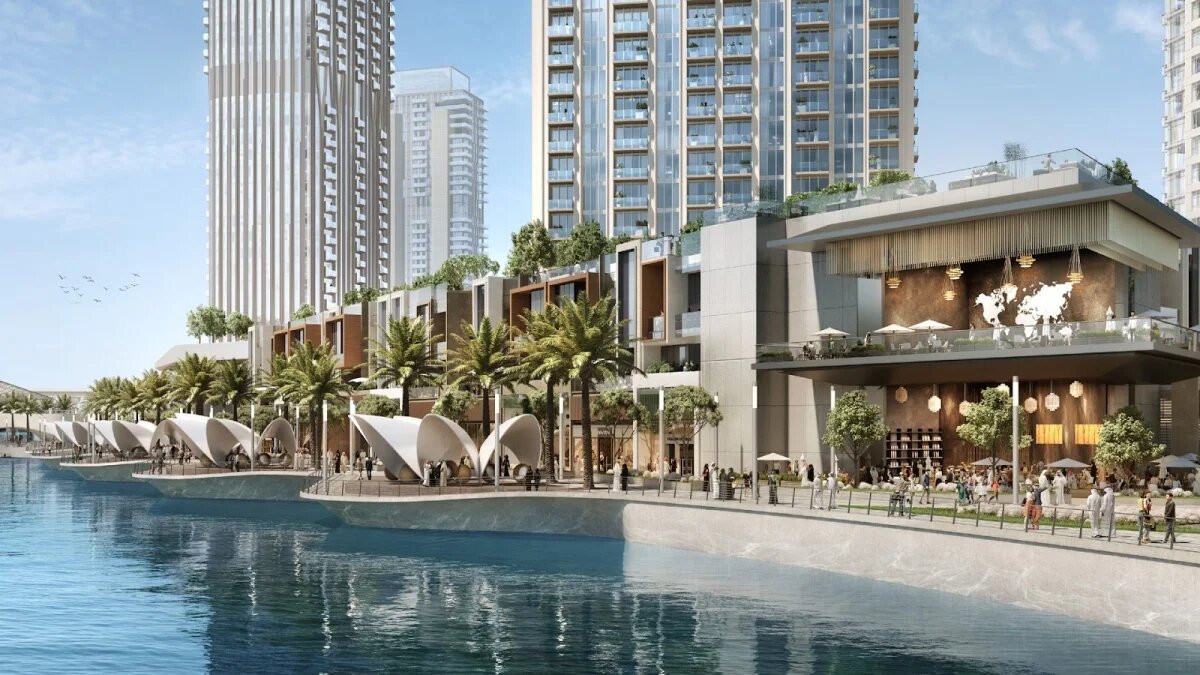 Прогулочная набережная Дубайского канала