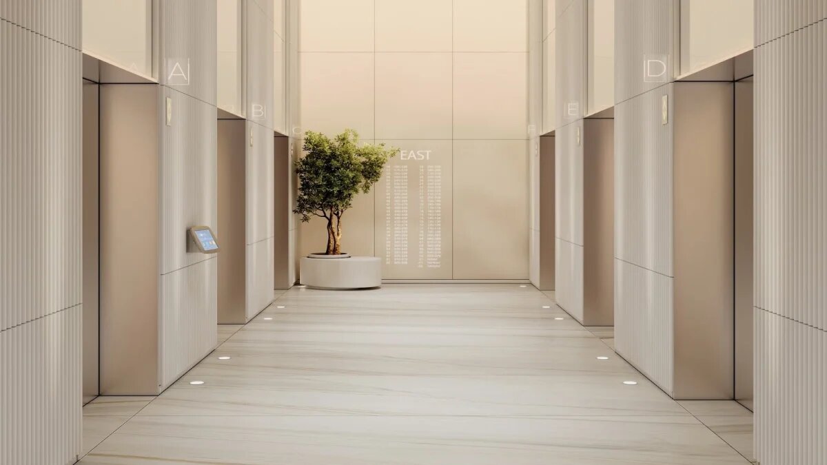Лифтовый холл в доме премиум-класса