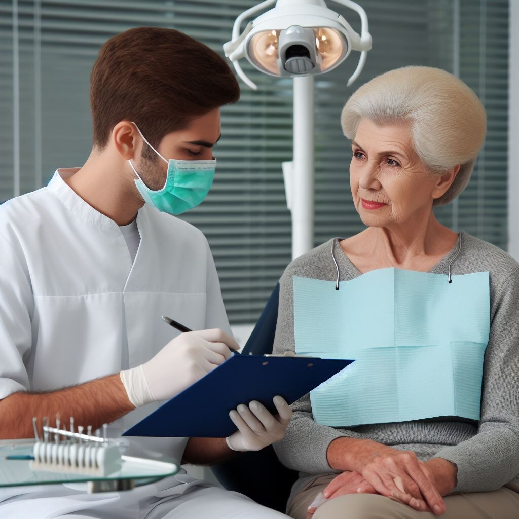 На консультации у стоматолога