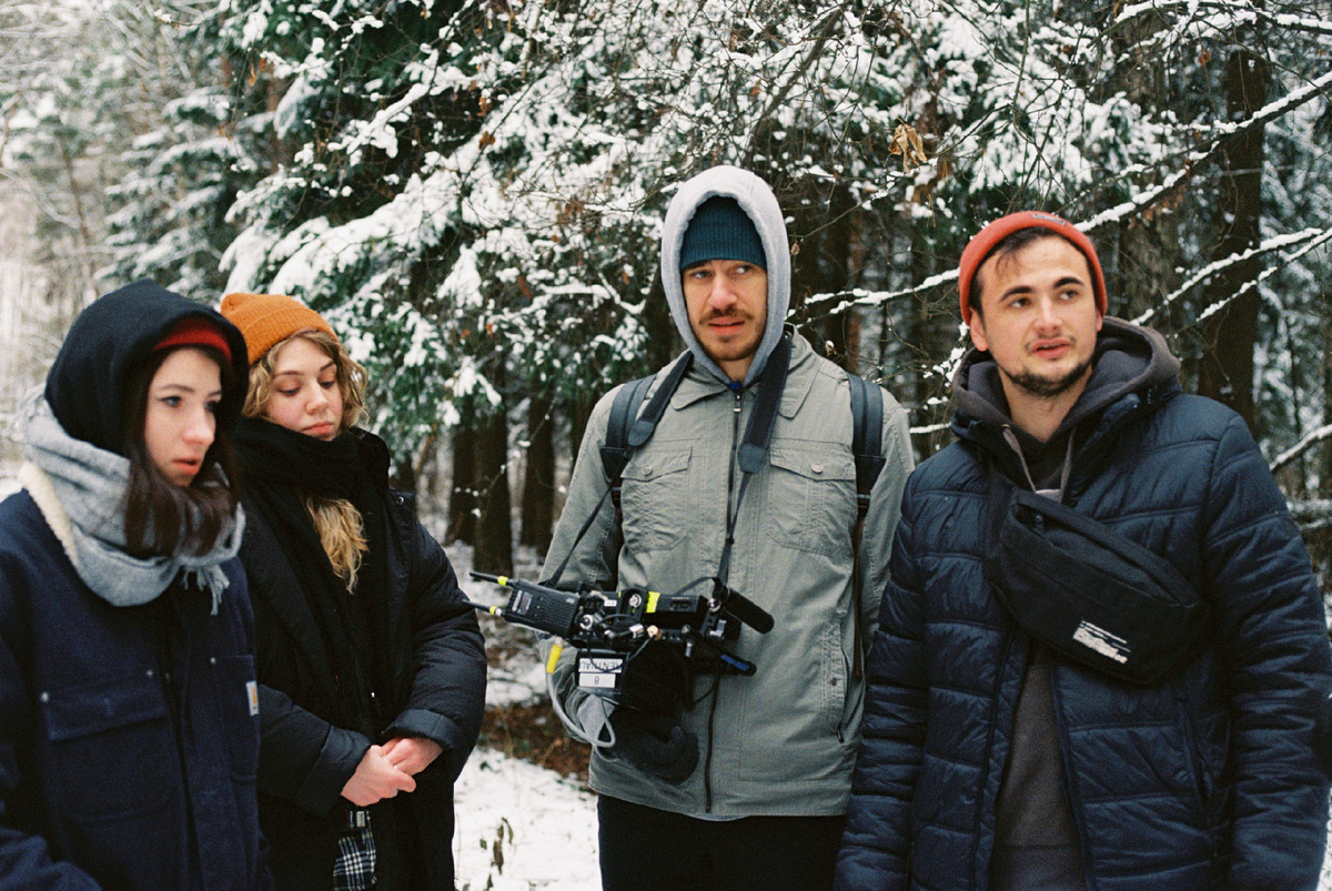 Кадры со съемок фильма «Точка цвета»