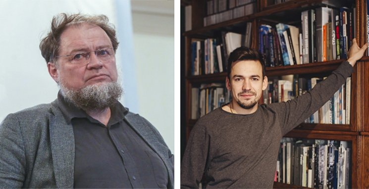 Никита Явейн (слева, фото: Сергей Коньков / «Деловой Петербург») и Антон Яр-Скрябин (справа)