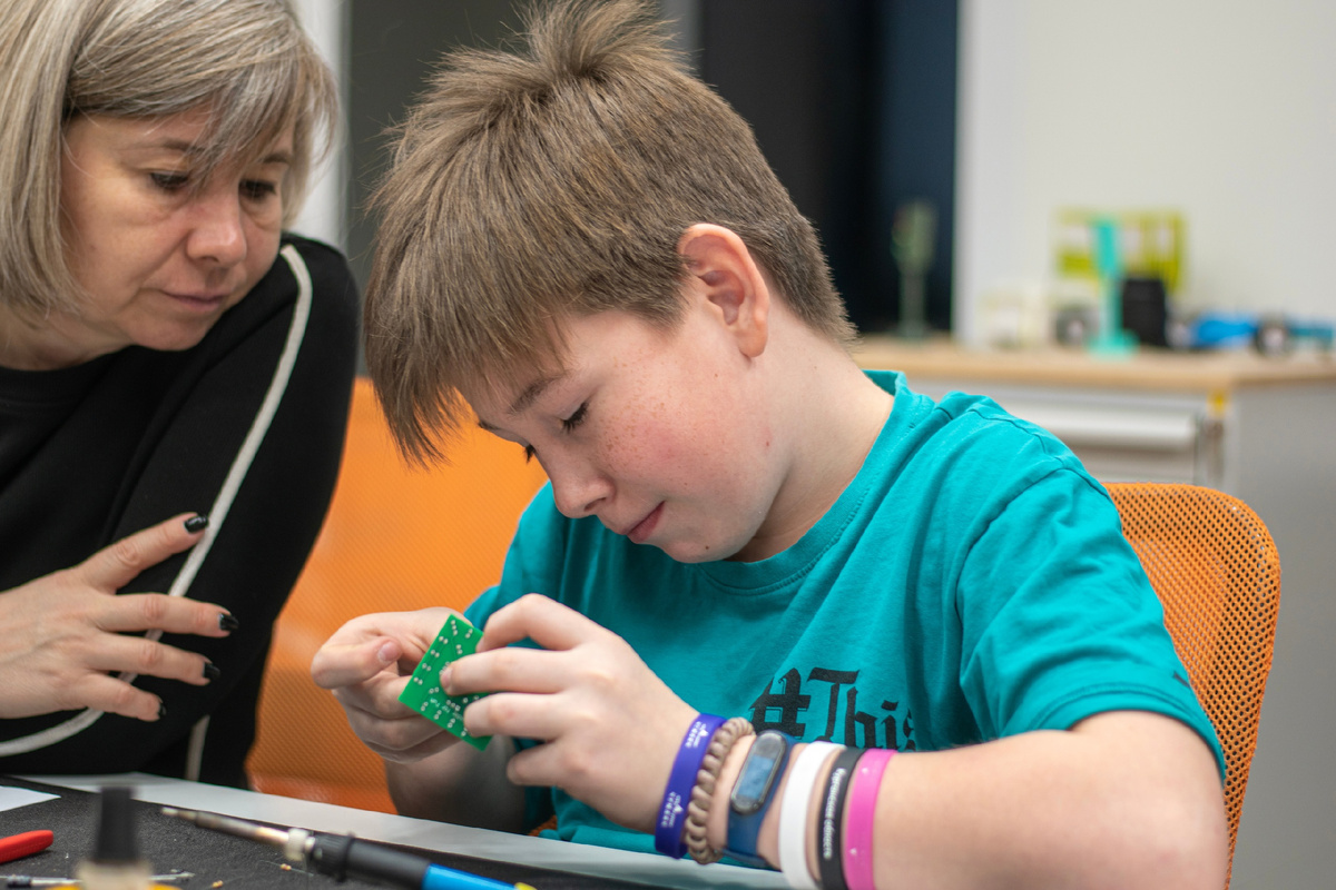 Фото с одного из наших семейных мастер-классов