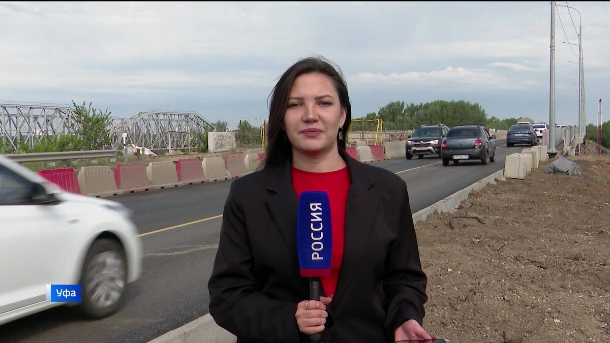    "Вести" побывали на Шакшинском мосту в Уфе и оценили обстановку после частичного запуска движения