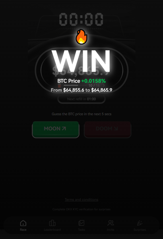 Если угадали, то получаете очки (поинты)