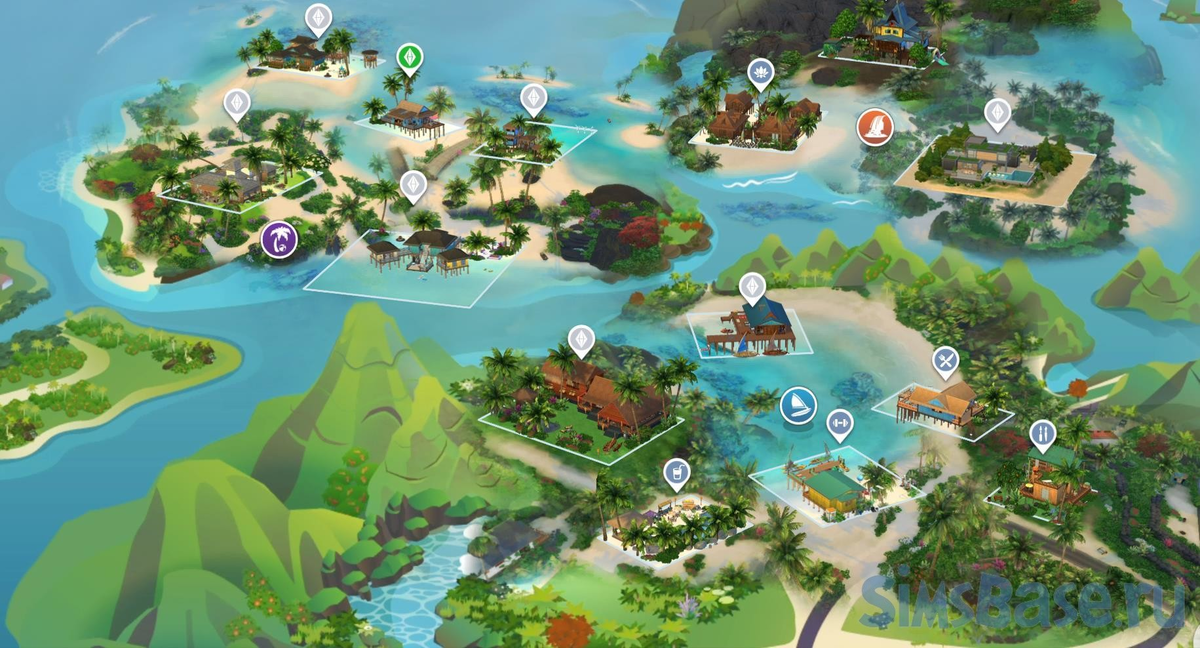 Карта Сулани в Симс 4