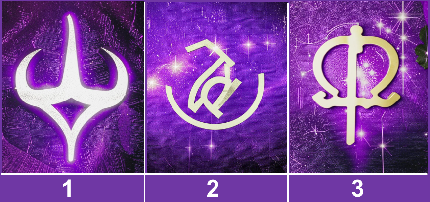 Выберите один символ судьбы