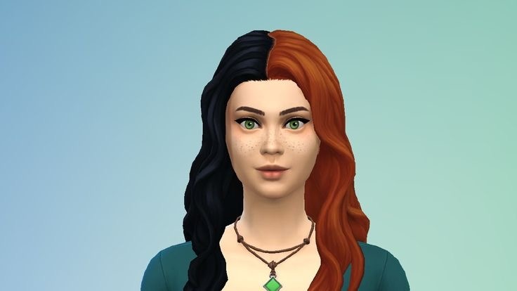 Образ персонажа, созданный в игре Симс 4 