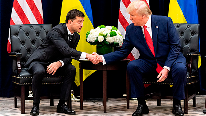 ДОБИТЬСЯ ПРЕКРАЩЕНИЯ ОГНЯ ДЛЯ НЕГО ДЕЛО ЧЕСТИ. НО ЧЕСТЬ ЭТА — АМЕРИКАНСКАЯ. ФОТО: SHEALAH CRAIGHEAD/WHITE HOUSE/GLOBAL LOOK PRESS