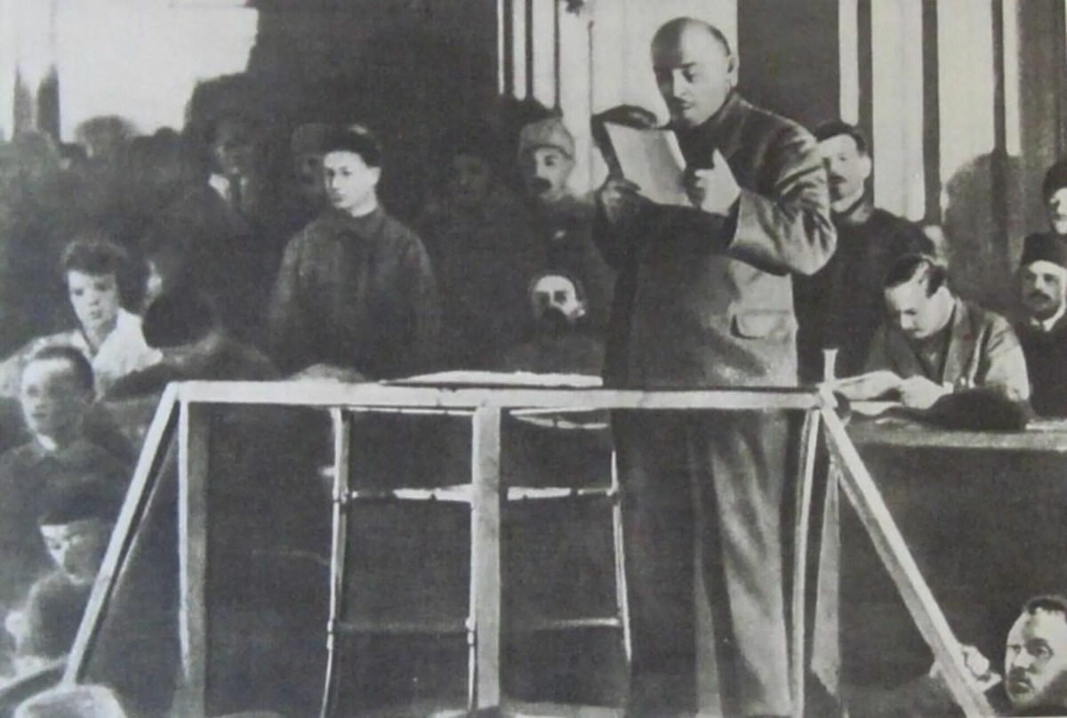 В.И. Ленин на X съезде РКП(б)