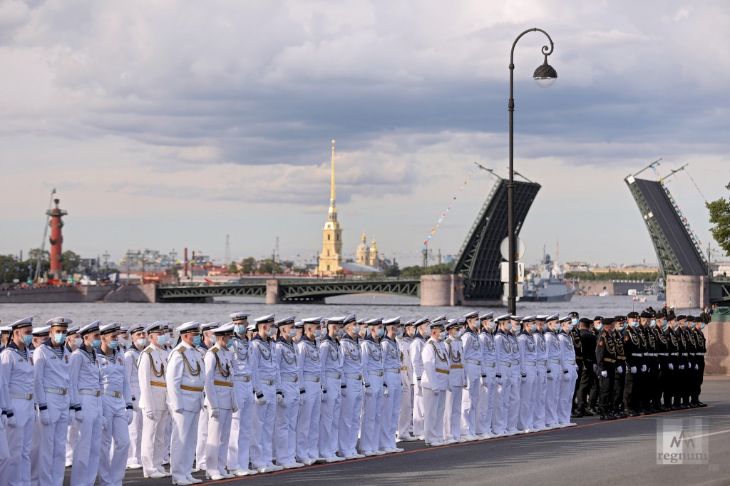    парад ВМФ в Питере