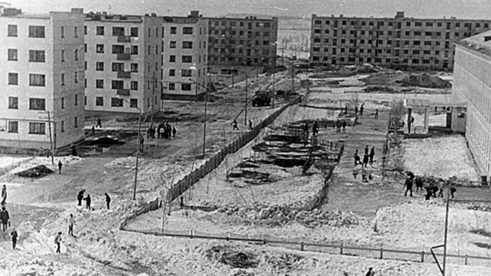 Нефтегорск до катастрофы. Фото из личных архивов жителей Нефтегорска.