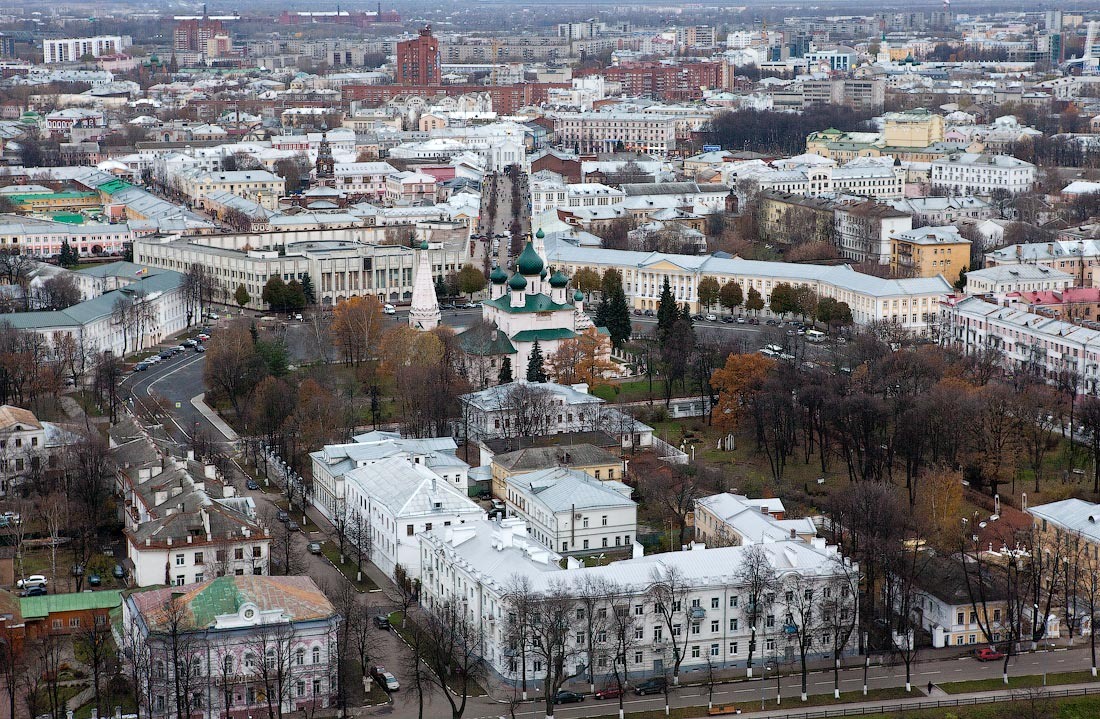 Вид на центр города