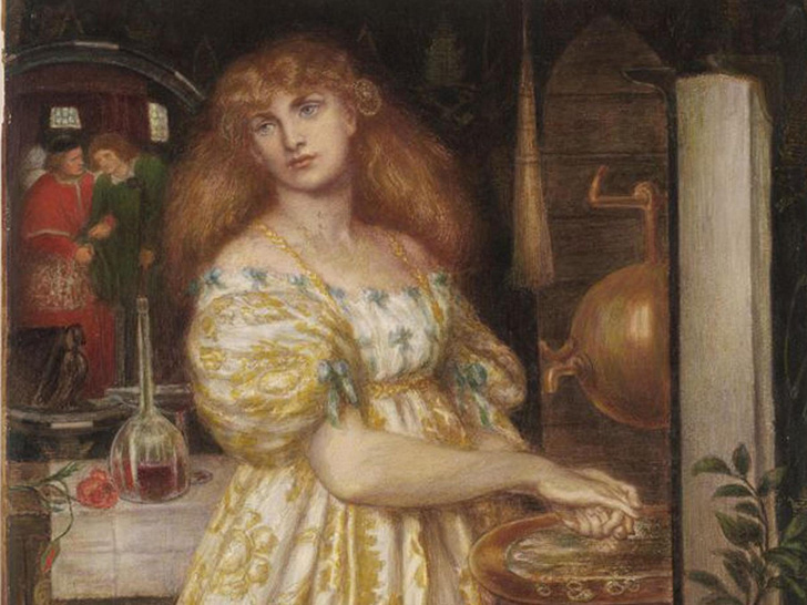 Данте Габриэль Россетти. «Лукреция Борджиа» (фрагмент). 1860Источник: Keith Corrigan / Alamy via Legion Media