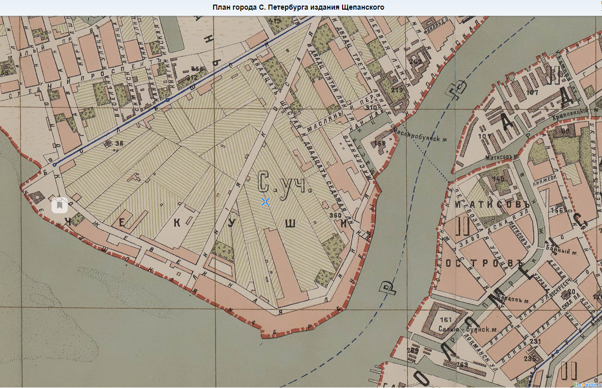 План Щепанского 1894г