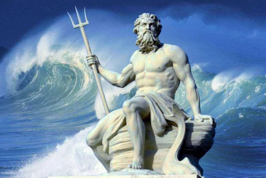 Еще один символ скрытой империи торговцев Царь Морской, Посейдон. Имя Посейдон происходит от русского имени Морского Царя - Царь Поддонный. Покровитель мореплавателей и купцов. Именно Царь Морской фигурирует в сказке про новгородского купца Садко.