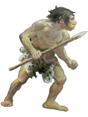 Рисунок неандертальца Чарльза Р. Найта, 1920 год (Wikimedia Commons) 