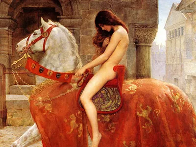 Картина Леди Годивы Джона Кольера, 1898 год (Wikimedia Commons)