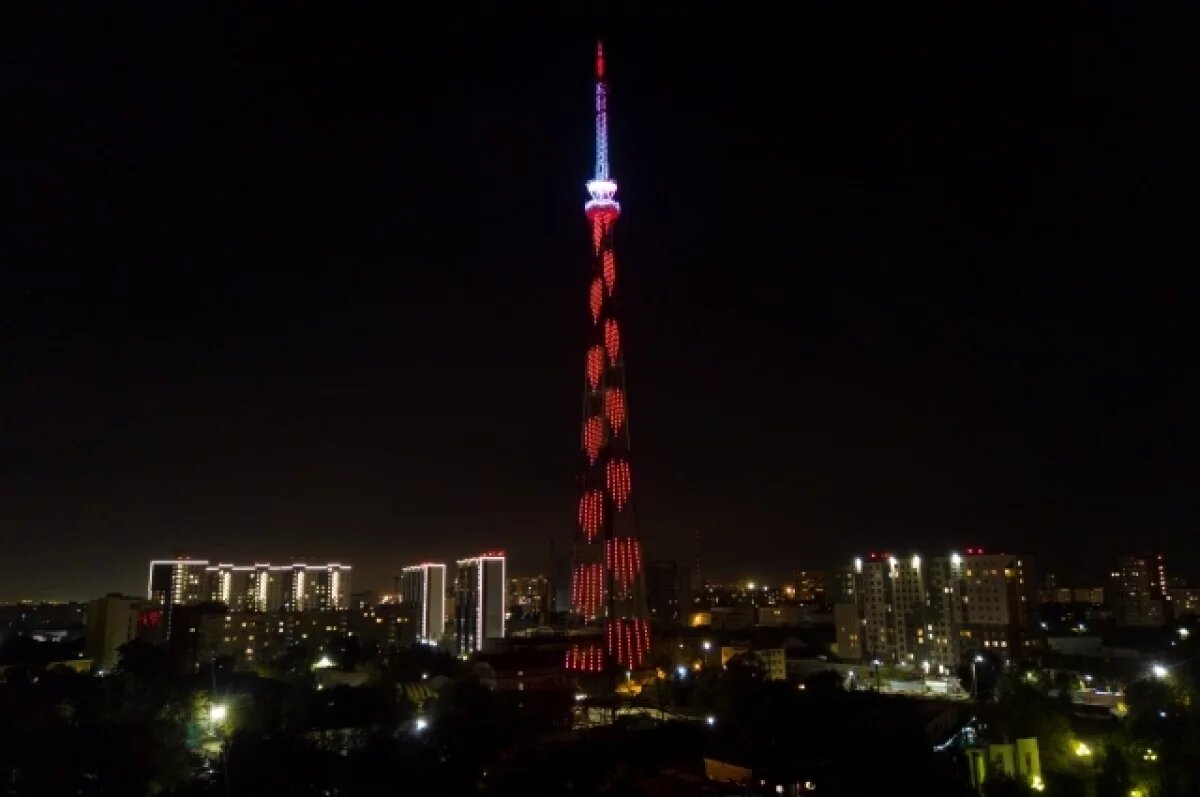    Челябинская телебашня на неделю оденется в полосатое по случаю Дня тигра