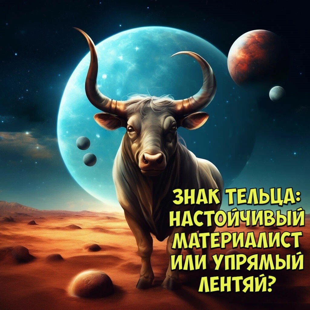 Знак Тельца: настойчивый материалист или упрямый лентяй?